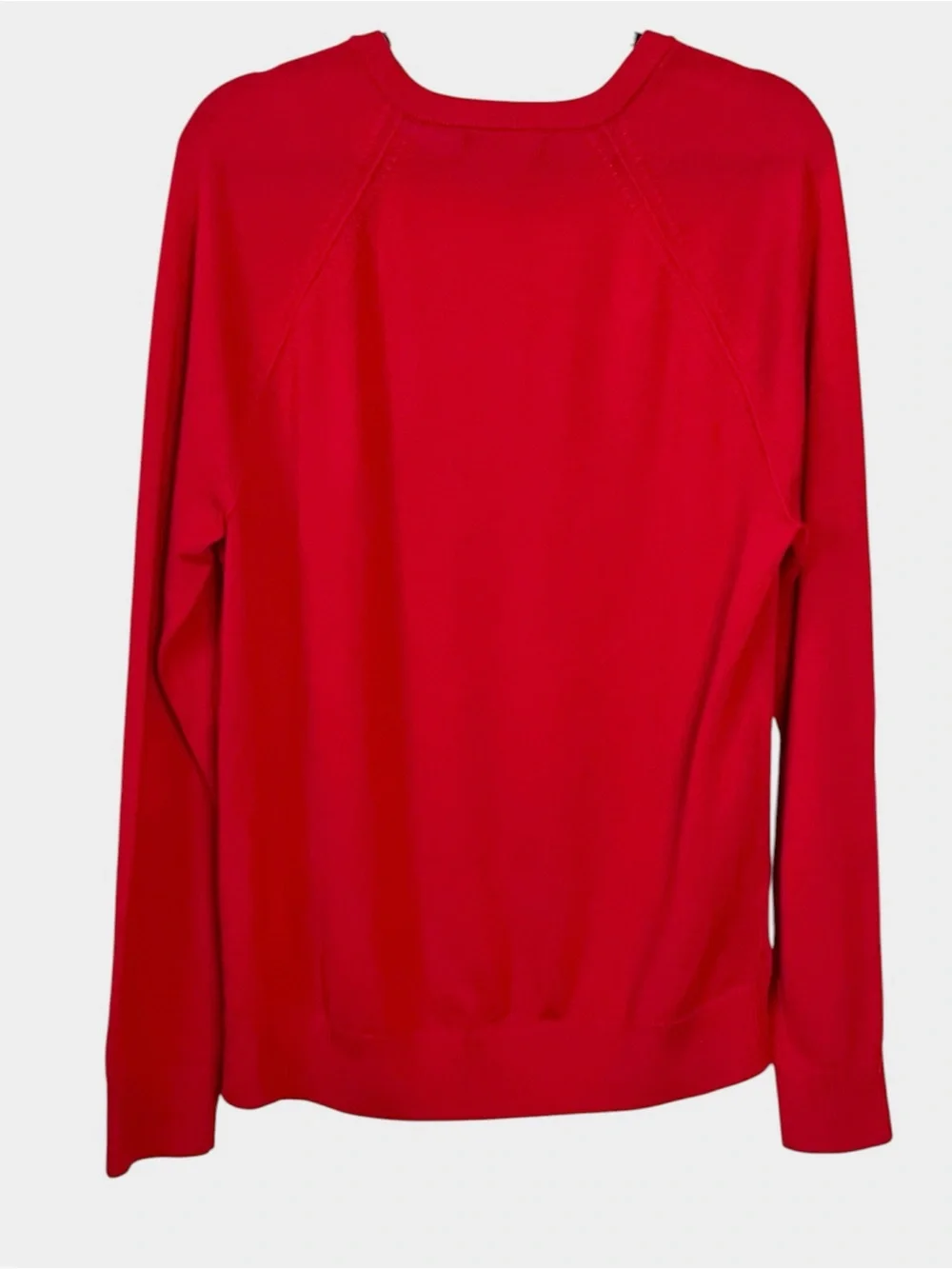 BANANA REPUBLIC 100% Merino Wool Crewneck Sweater Red Size L